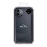 เคส TECHPRO iPhone 11 TPU+PC Hard PC Black