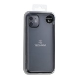 เคส TECHPRO iPhone 11 TPU+PC Hard PC Black