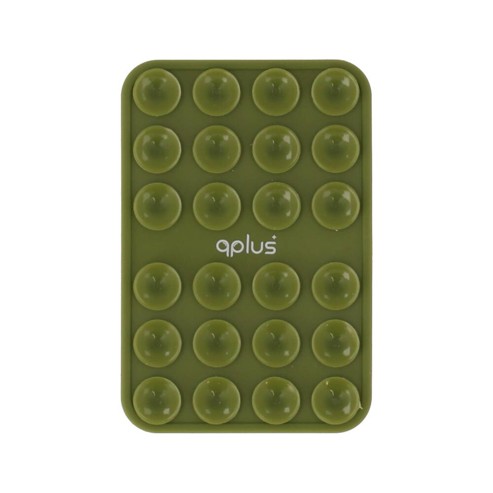 แผ่นแปะโทรศัพท์ QPLUS Silicon Suction Phone Green