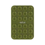 แผ่นแปะโทรศัพท์ QPLUS Silicon Suction Phone Green