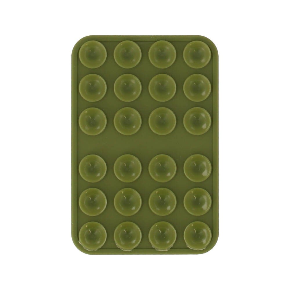 แผ่นแปะโทรศัพท์ QPLUS Silicon Suction Phone Green