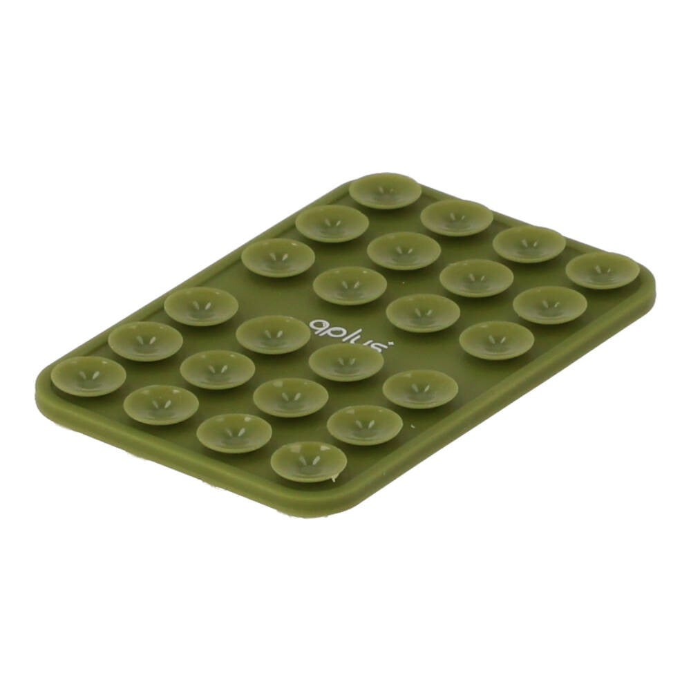 แผ่นแปะโทรศัพท์ QPLUS Silicon Suction Phone Green