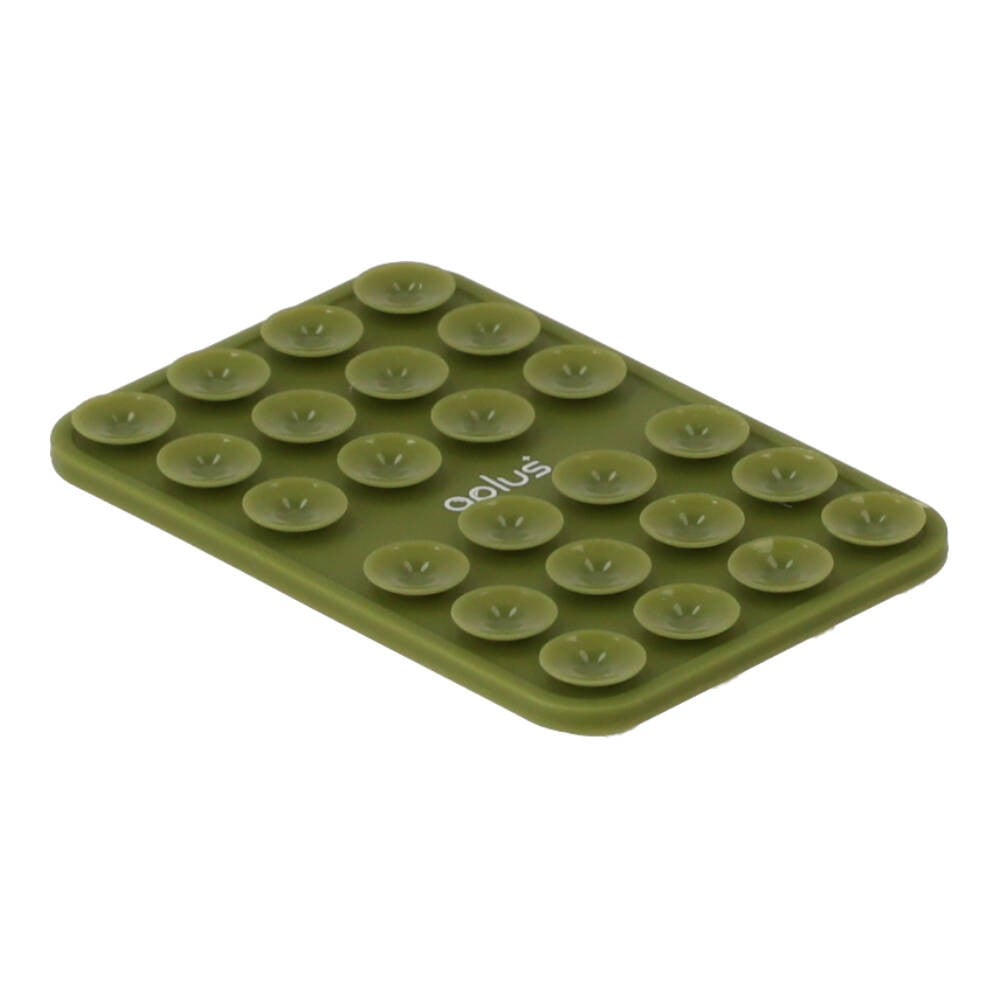 แผ่นแปะโทรศัพท์ QPLUS Silicon Suction Phone Green