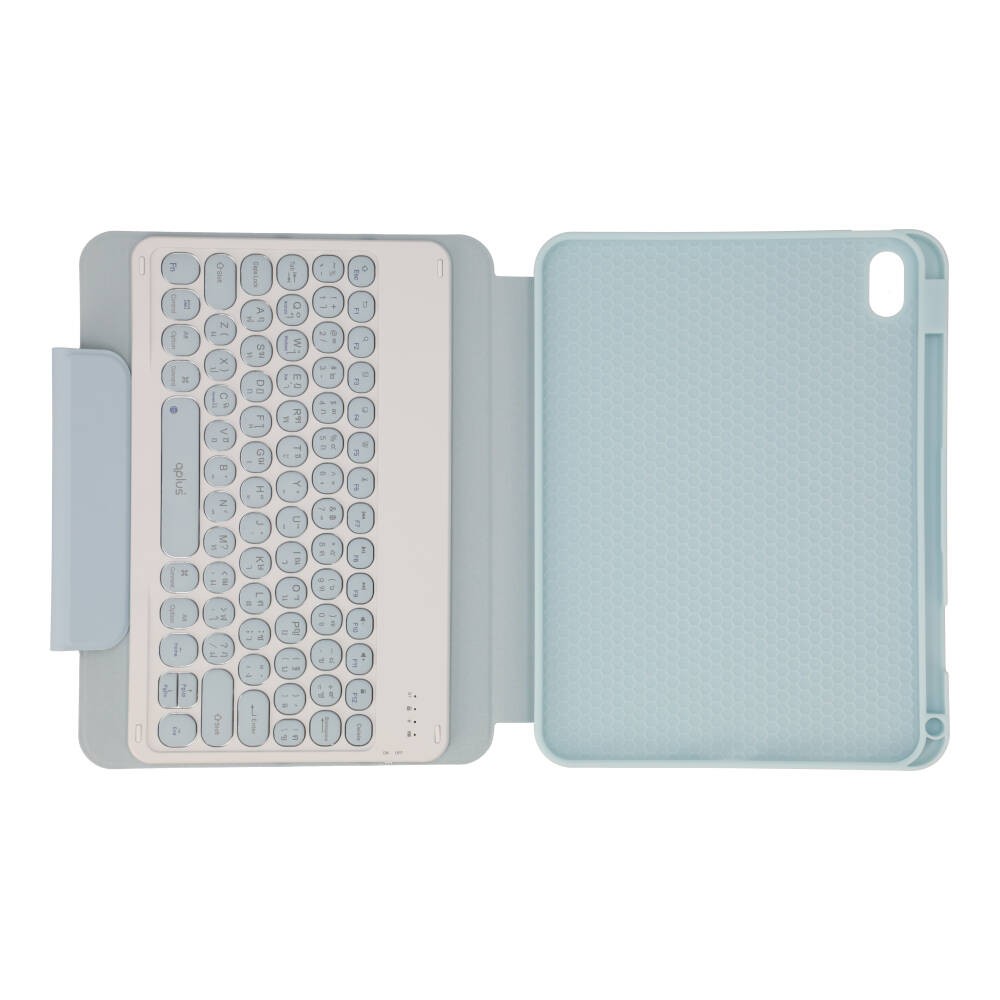 เคสคีย์บอร์ด QPLUS iPad Gen 11 (2025)/Gen 10 Blue