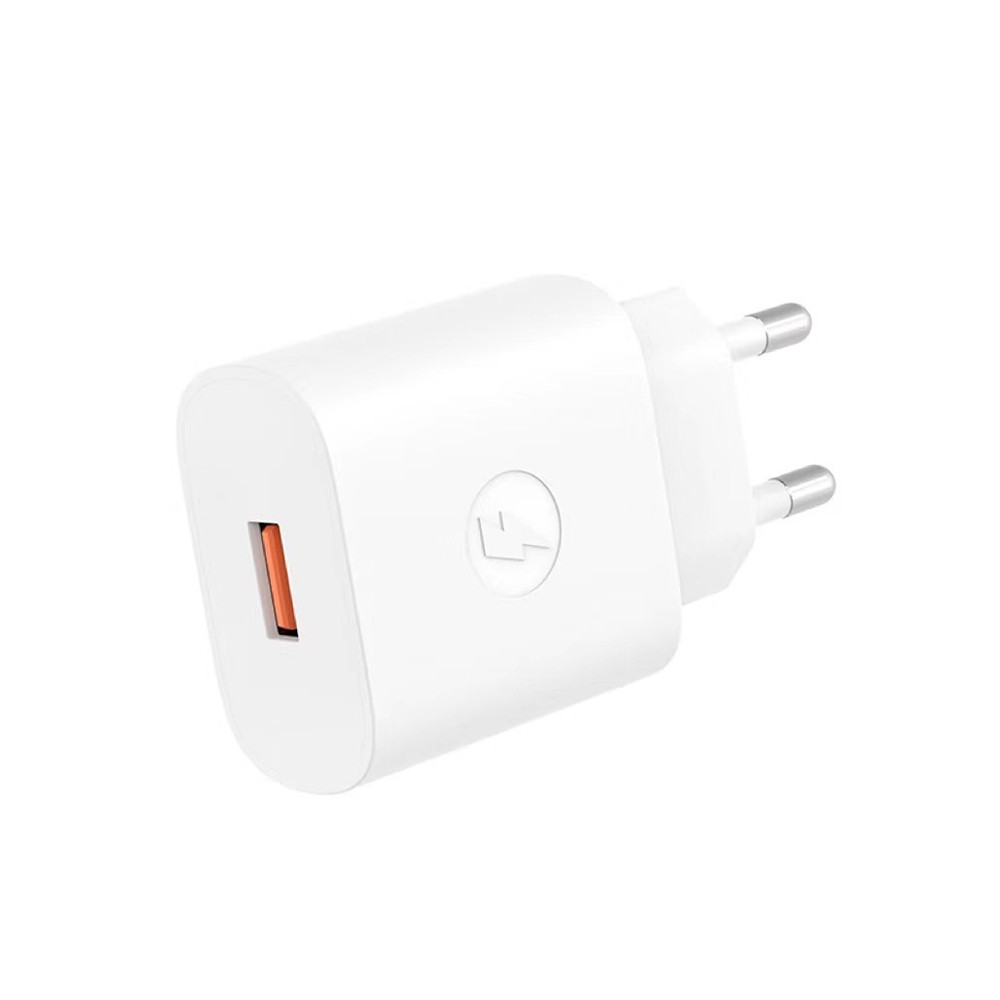 อะแดปเตอร์ QPLUS Wall USB Charger 1 USB-A (QC3.0A/18W) White (QA18) (TISI)
