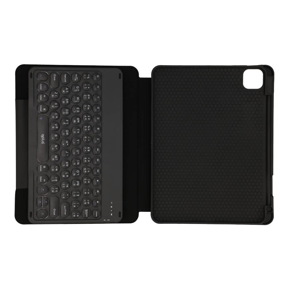 เคสคีย์บอร์ด QPLUS iPad Air6/7/8 11 2026 (M2/M3/M4) Black