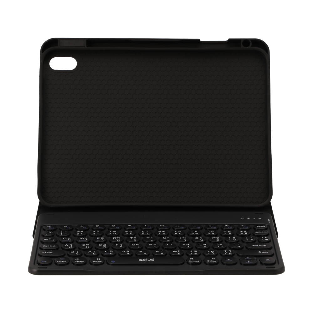 เคสคีย์บอร์ด QPLUS iPad Gen 11 (2025)/Gen 10 Black