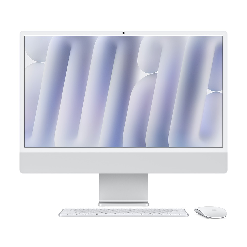 Apple iMac 24" with Retina 4.5K display/M4 chip/8C CPU/8C GPU/16GB/256GB Silver (2024)