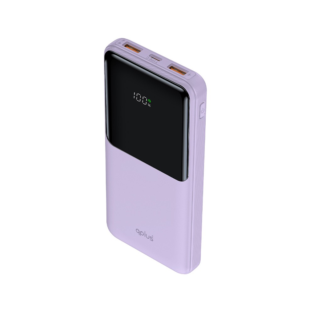 พาวเวอร์แบงค์ QPLUS 10,000 mAh W1086C PD Purple