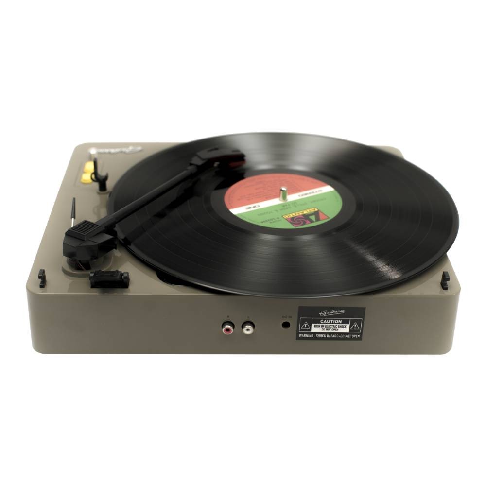 เครื่องเล่นแผ่นเสียง GadHouse Turntable Brad Retro Gray