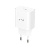 อะแดปเตอร์ QPLUS Wall USB Charger 1 USB-C (PD20W) White (AP-21) (TISI)