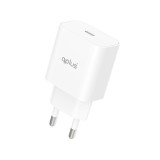 อะแดปเตอร์ QPLUS Wall USB Charger 1 USB-C (PD20W) White (AP-21) (TISI)