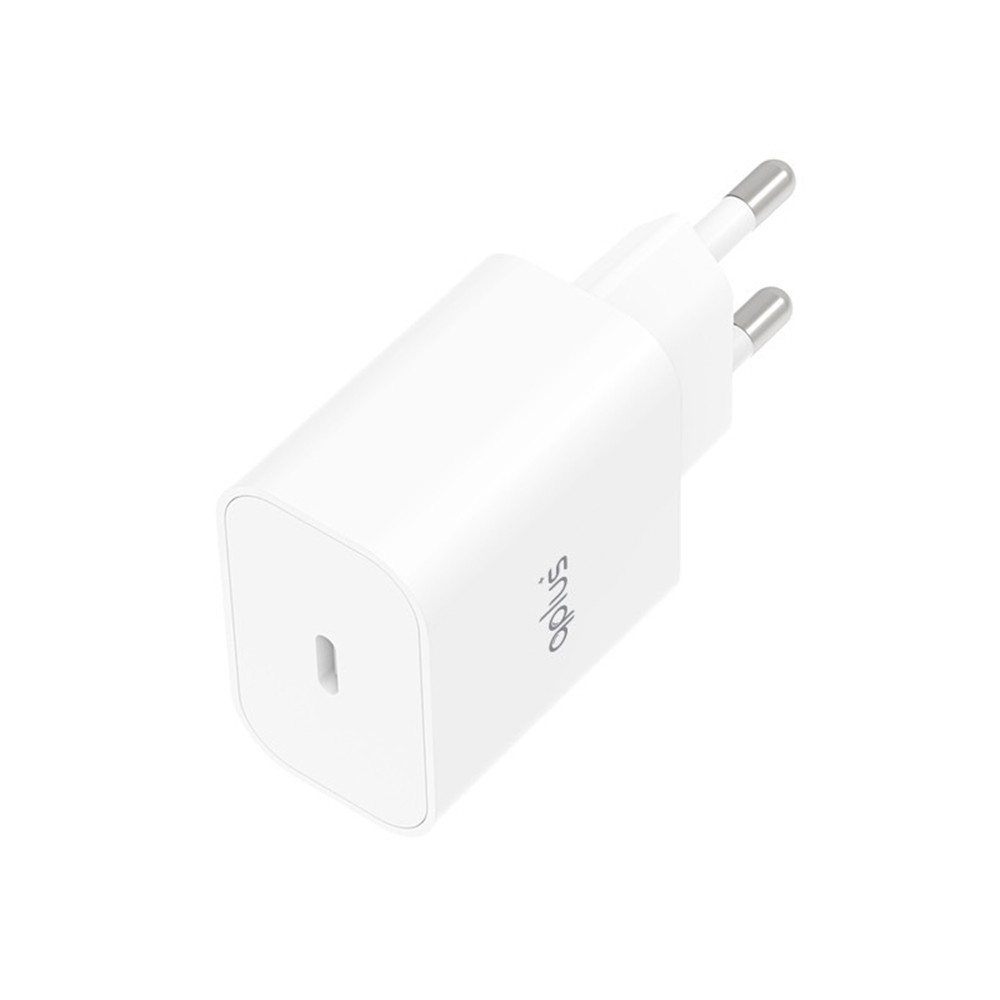 อะแดปเตอร์ QPLUS Wall USB Charger 1 USB-C (PD20W) White (AP-21) (TISI)