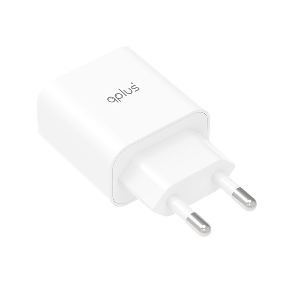 อะแดปเตอร์ QPLUS Wall USB Charger 1 USB-C (PD20W) White (AP-21) (TISI)