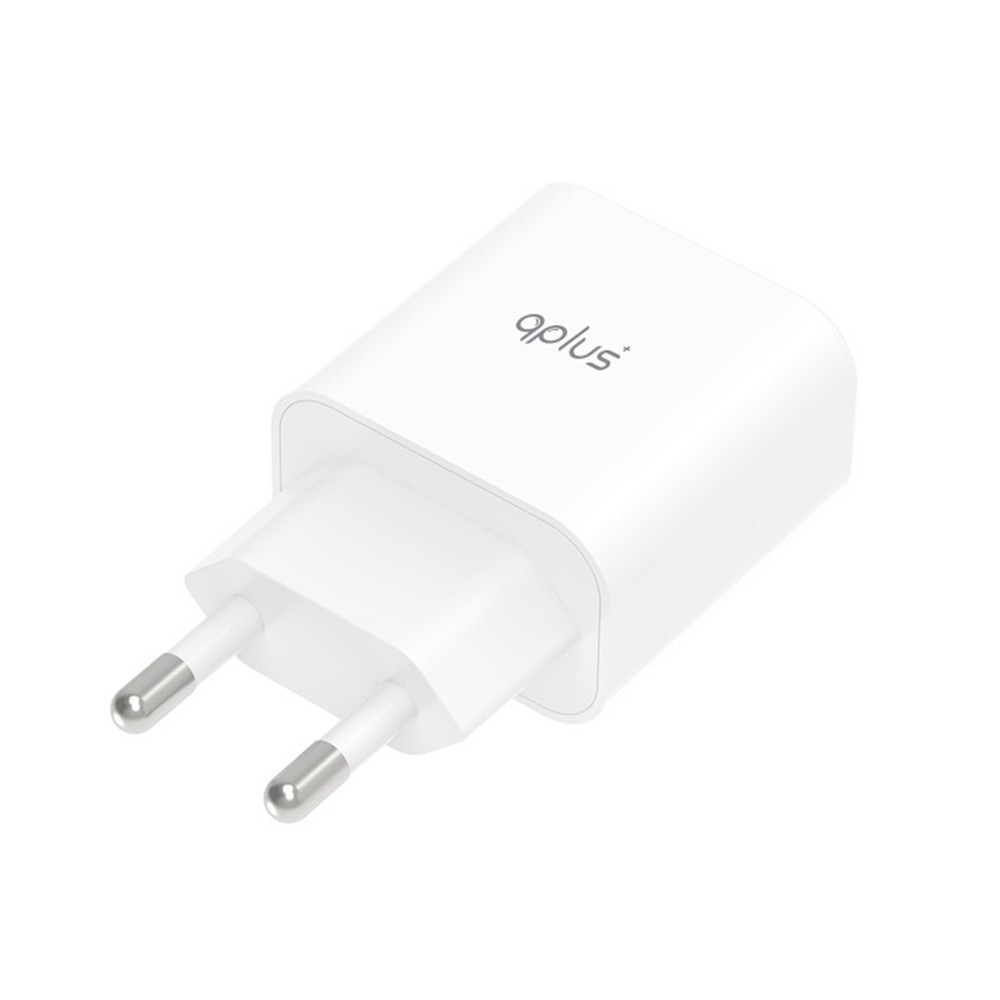 อะแดปเตอร์ QPLUS Wall USB Charger 1 USB-C (PD20W) White (AP-21) (TISI)