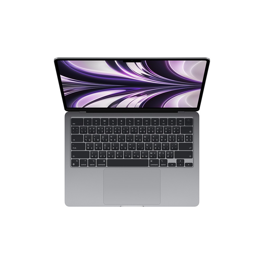 Apple MacBook Air 13 : M2 chip 8C CPU/8C GPU/16GB/256GB - Space Gray-2024 (Eng-Keyboard)
