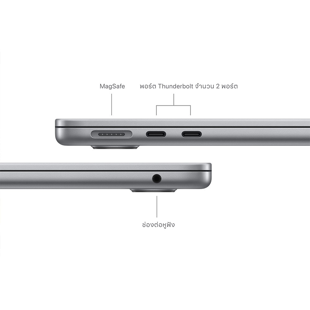 Apple MacBook Air 13 : M3 chip 8C CPU/10C GPU/24GB/512GB - Space Gray-2024 (Eng-Keyboard)