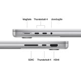 Apple MacBook Pro 14 : M4 chip 10C CPU/10C GPU/16GB/512GB Silver-2024 (Eng-Keyboard)