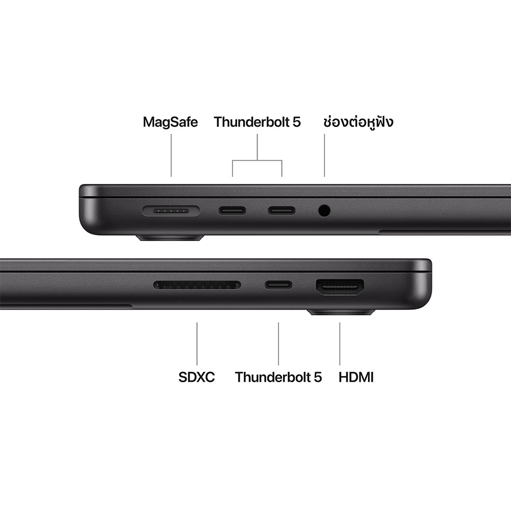 Apple MacBook Pro 14 : M4 Pro chip 14C CPU/20C GPU/24GB/1TB Space Black-2024 (Eng-Keyboard)