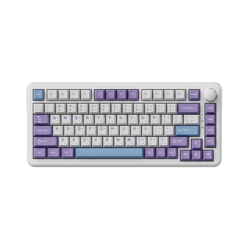 คีย์บอร์ดเกมมิ่ง Ajazz AK820 Max Tri-Mod Mountain Mist - Gift Switch