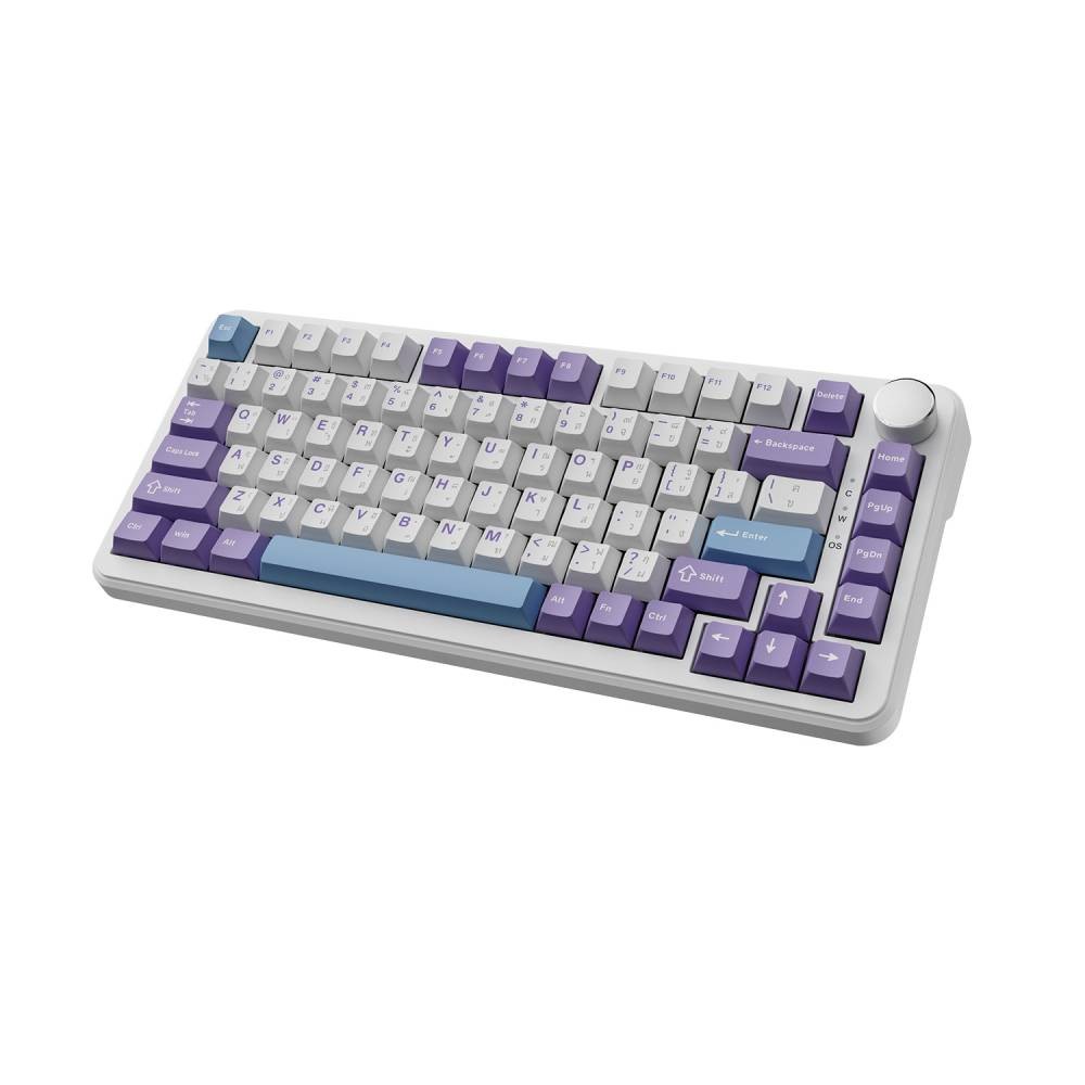 คีย์บอร์ดเกมมิ่ง Ajazz AK820 Max Tri-Mod Mountain Mist - Gift Switch