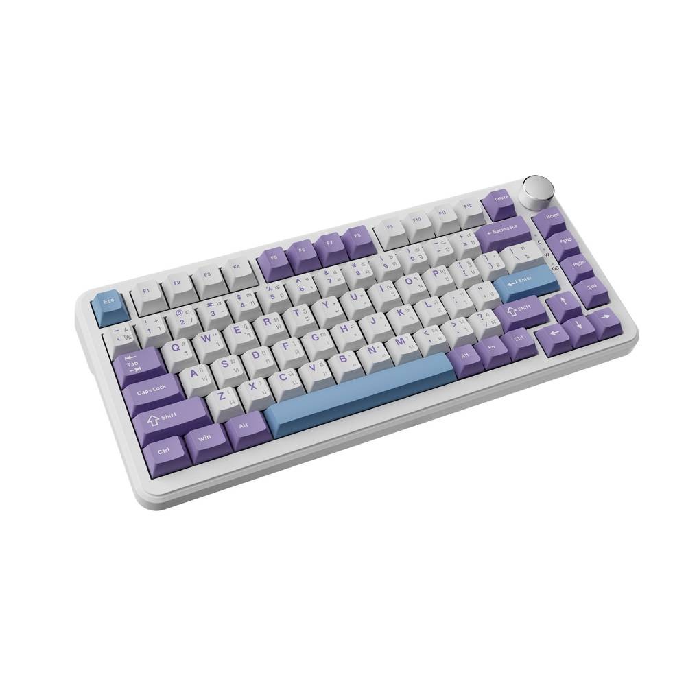 คีย์บอร์ดเกมมิ่ง Ajazz AK820 Max Tri-Mod Mountain Mist - Gift Switch