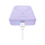 พาวเวอร์แบงค์ Baseus 10,000 mAh Magnetic Mini Air Wireless Fast Charge 20W Purple