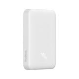 พาวเวอร์แบงค์ Baseus 10,000 mAh Magnetic Mini Air Wireless Fast Charge 20W White