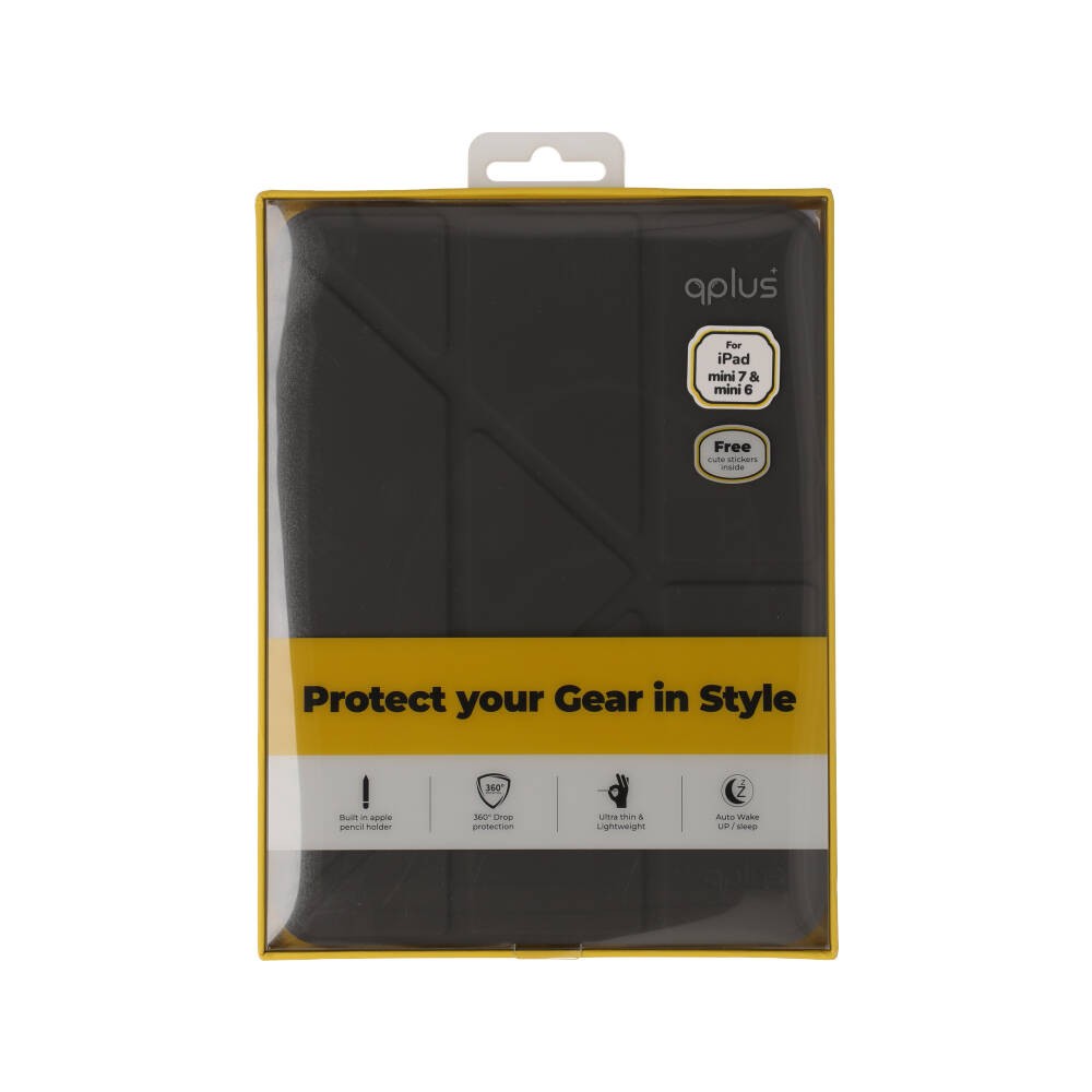 เคส QPLUS iPad Mini7/6 (2024) Trifold - Gray