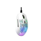 เมาส์เกมมิ่ง SteelSeries Aerox 3 Wired Mouse Snow White
