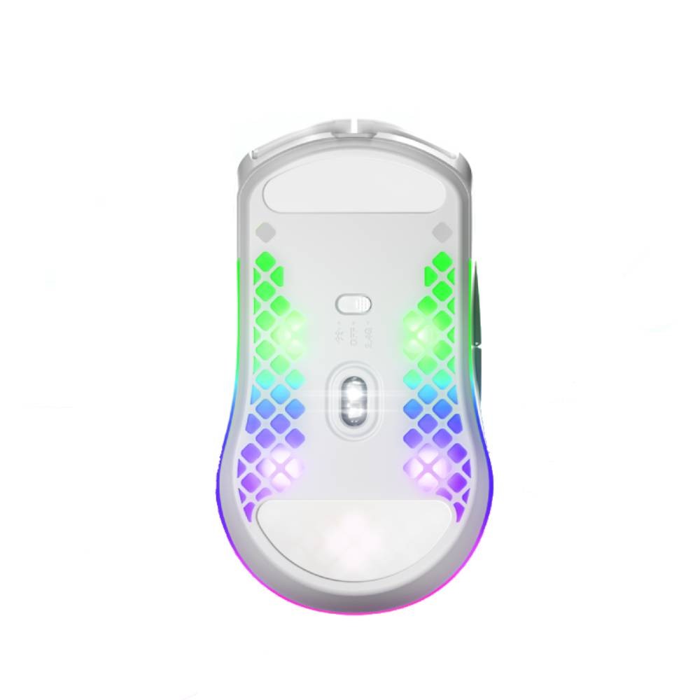เมาส์เกมมิ่ง SteelSeries Aerox 3 Wireless Mouse Snow White