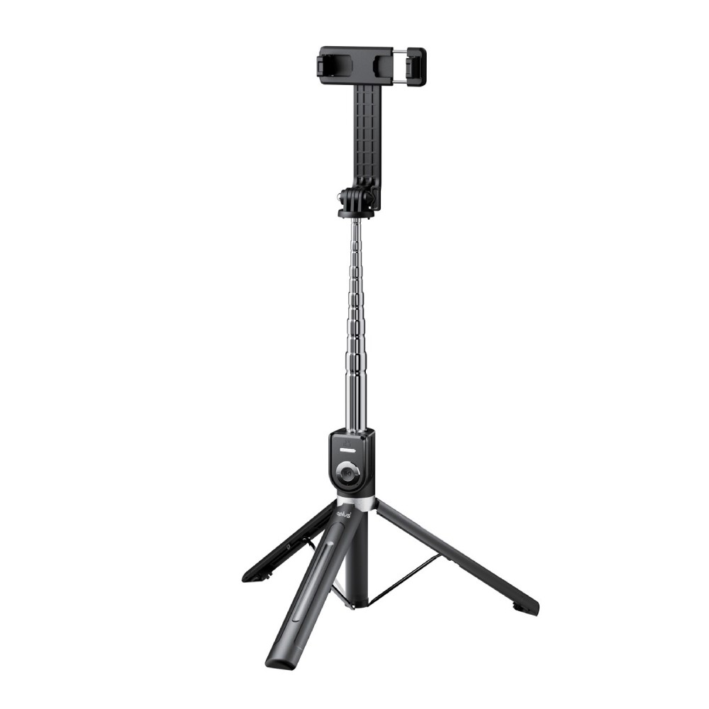 ขาตั้งกล้อง QPLUS Selfie Stick Wireless Remote control 1.3M SF01 Black