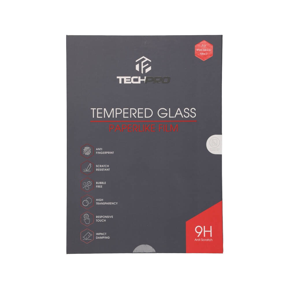 ฟิล์มกันรอย TECHPRO Glass Paper Like iPad Mini 7