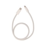 สายชาร์จ TITANV USB-C to Lightning MagCord Cable 27W Super Fast Charge 1M. Knitting White (TI-C08)