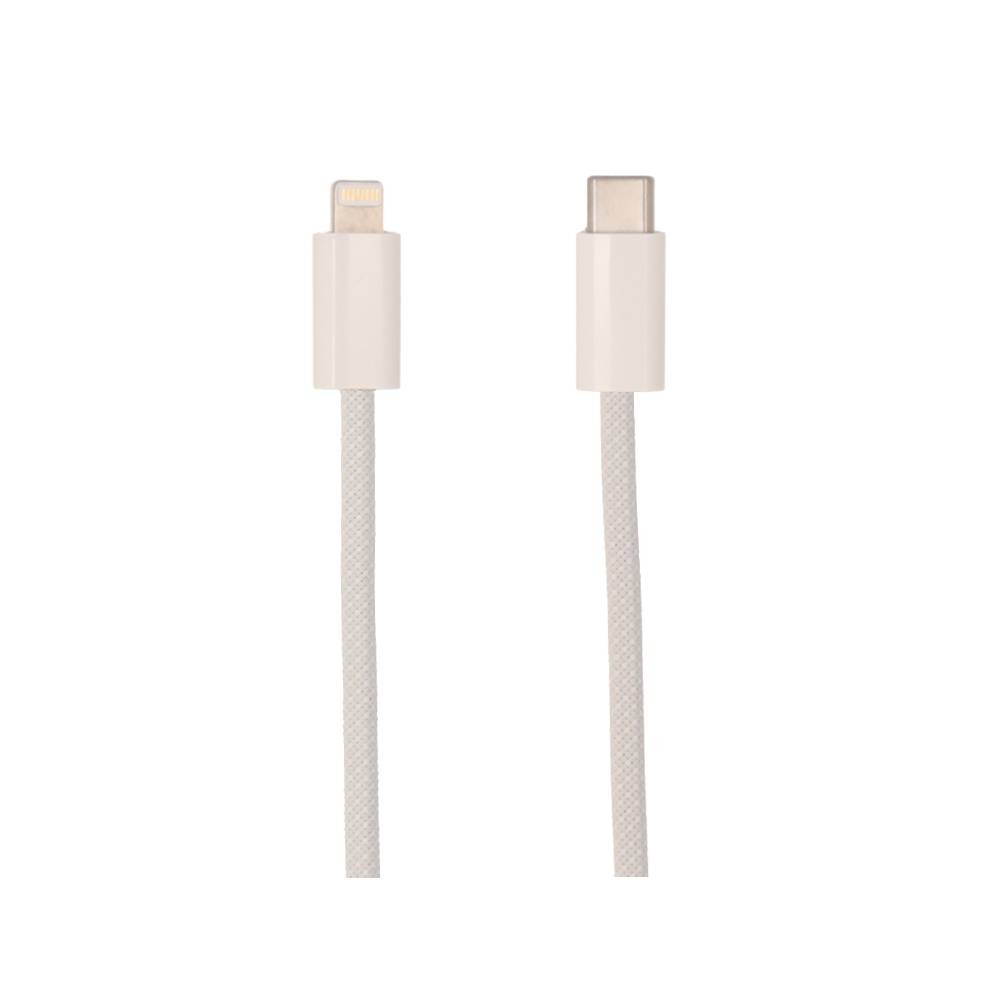 สายชาร์จ TITANV USB-C to Lightning MagCord Cable 27W Super Fast Charge 1M. Knitting White (TI-C08)