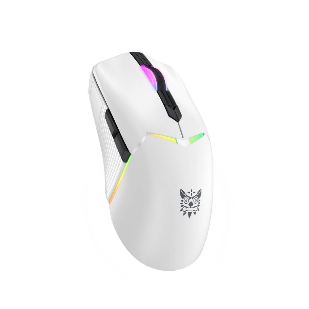 เมาส์เกมมิ่ง Onikuma Kitsu Tri-Mode Wireless White