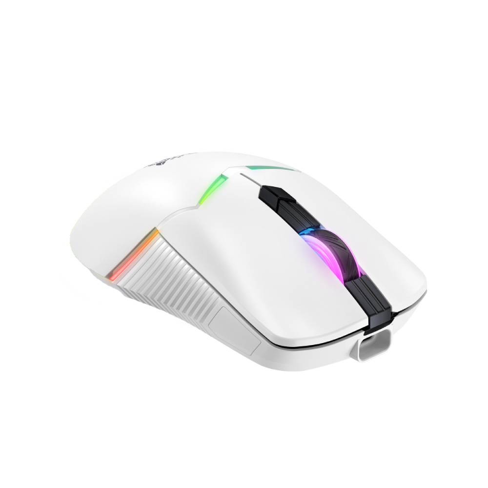 เมาส์เกมมิ่ง Onikuma Kitsu Tri-Mode Wireless White