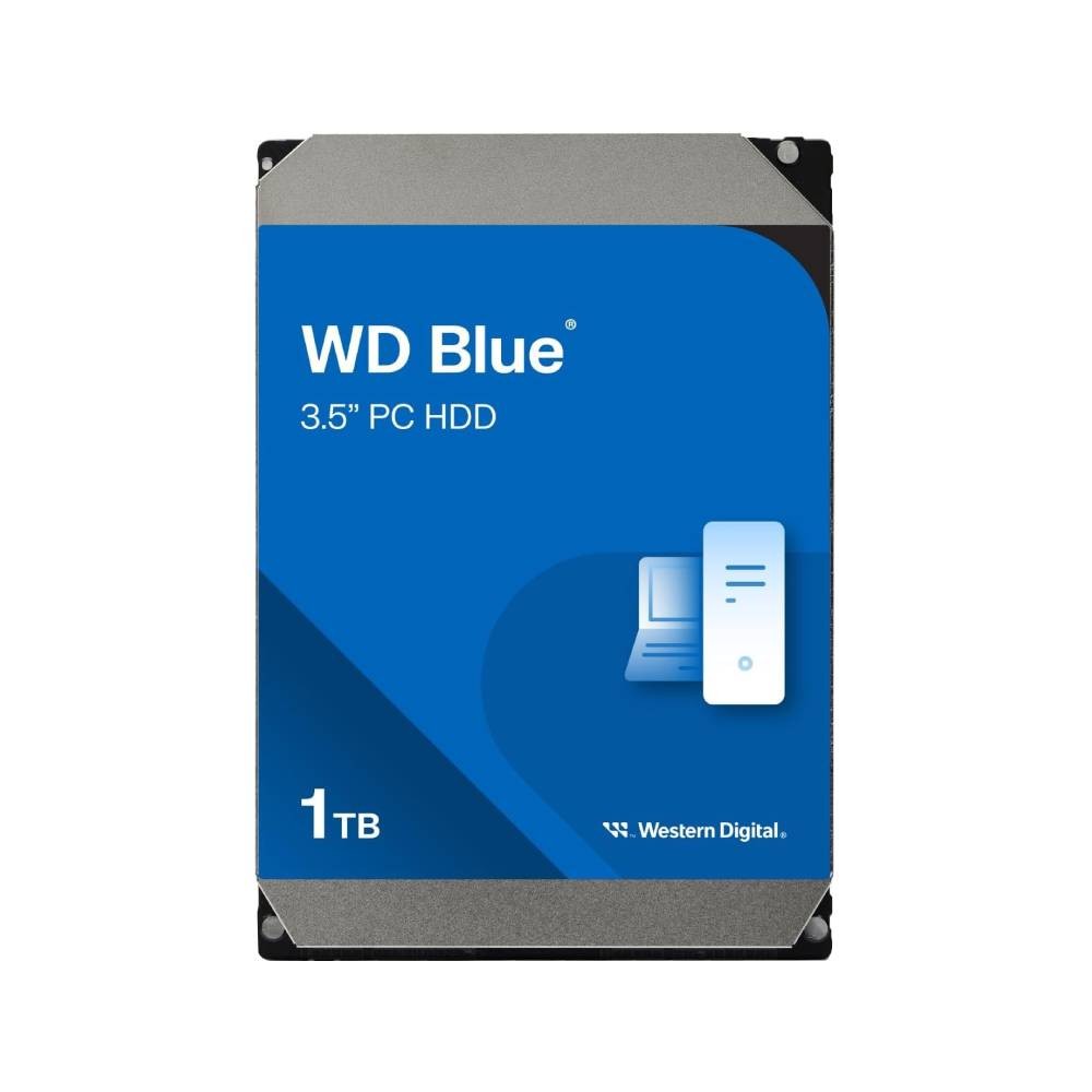 ฮาร์ดดิสก์ WD 1TB 7200rpm 64MB Blue HDD SATA III -3Year (WD10EZEX)