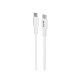 อะแดปเตอร์พร้อมสายชาร์จ QPLUS Wall USB Charger 1 USB-C (PD20W) + USB-C to USB-C Cable 1M. White (AP21) (TISI)