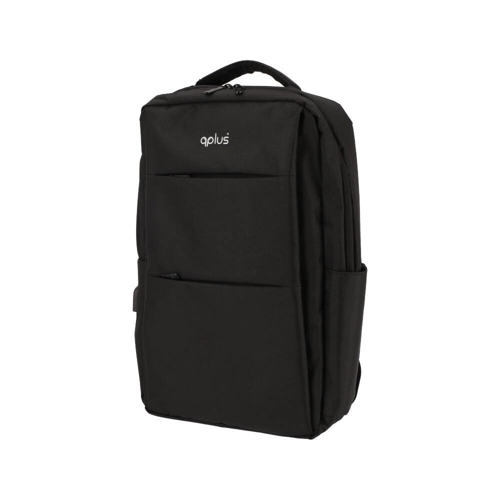 กระเป๋าโน๊ตบุ๊ค QPLUS Backpack for Laptop 15 Basic Black