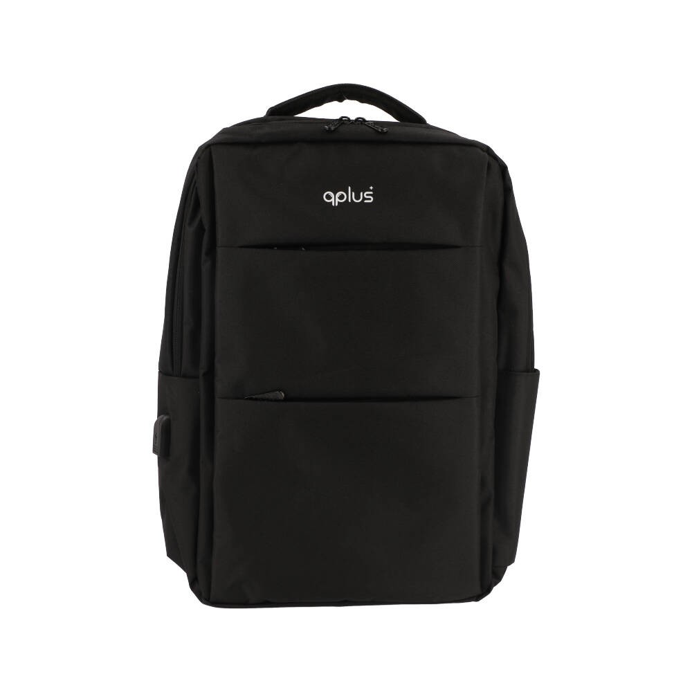 กระเป๋าโน๊ตบุ๊ค QPLUS Backpack for Laptop 15 Basic Black
