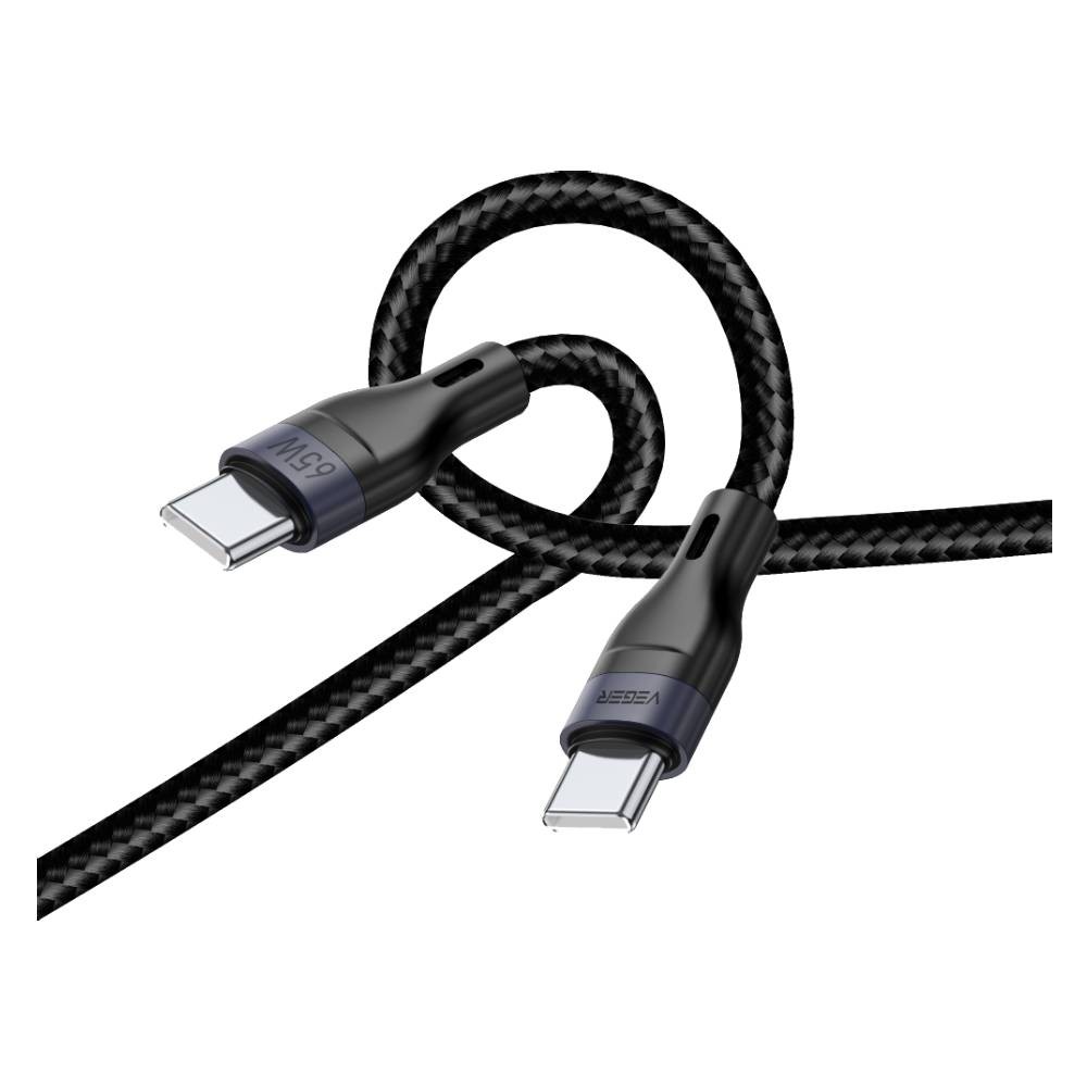 อะแดปเตอร์ VEGER Wall Charger 1 USB-A / 1 USB-C 20W พร้อมสายชาร์จ USB-C to USB-C 1 เมตร