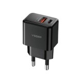 อะแดปเตอร์ VEGER Wall Charger 1 USB-A / 1 USB-C 20W พร้อมสายชาร์จ USB-C to USB-C 1 เมตร