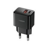 อะแดปเตอร์ VEGER Wall Charger 1 USB-A / 1 USB-C 20W พร้อมสายชาร์จ USB-A to Micro USB 1 เมตร