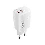 อะแดปเตอร์ TITANV Wall Charger 2 USB-C 45W GaN TI-WC08 White