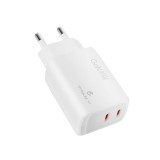 อะแดปเตอร์ TITANV Wall Charger 2 USB-C 45W GaN TI-WC08 White