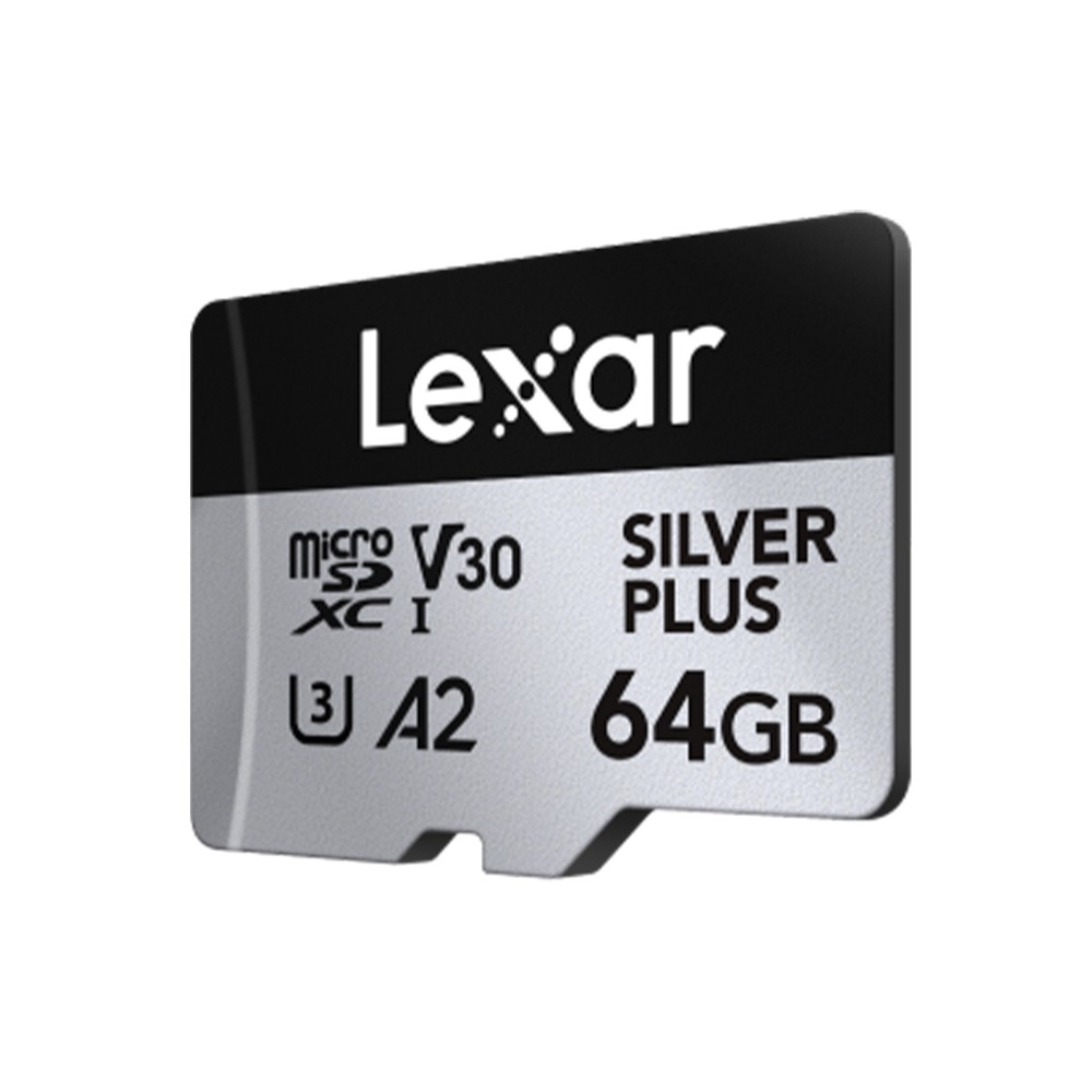 เมมโมรี่การ์ด Lexar MicroSDXC 64GB Professional Silver Plus Global