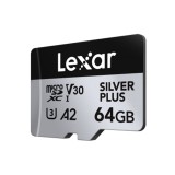 เมมโมรี่การ์ด Lexar MicroSDXC 64GB Professional Silver Plus Global