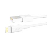สายชาร์จ QPLUS USB-A to Lightning Cable 1M. White (L1)