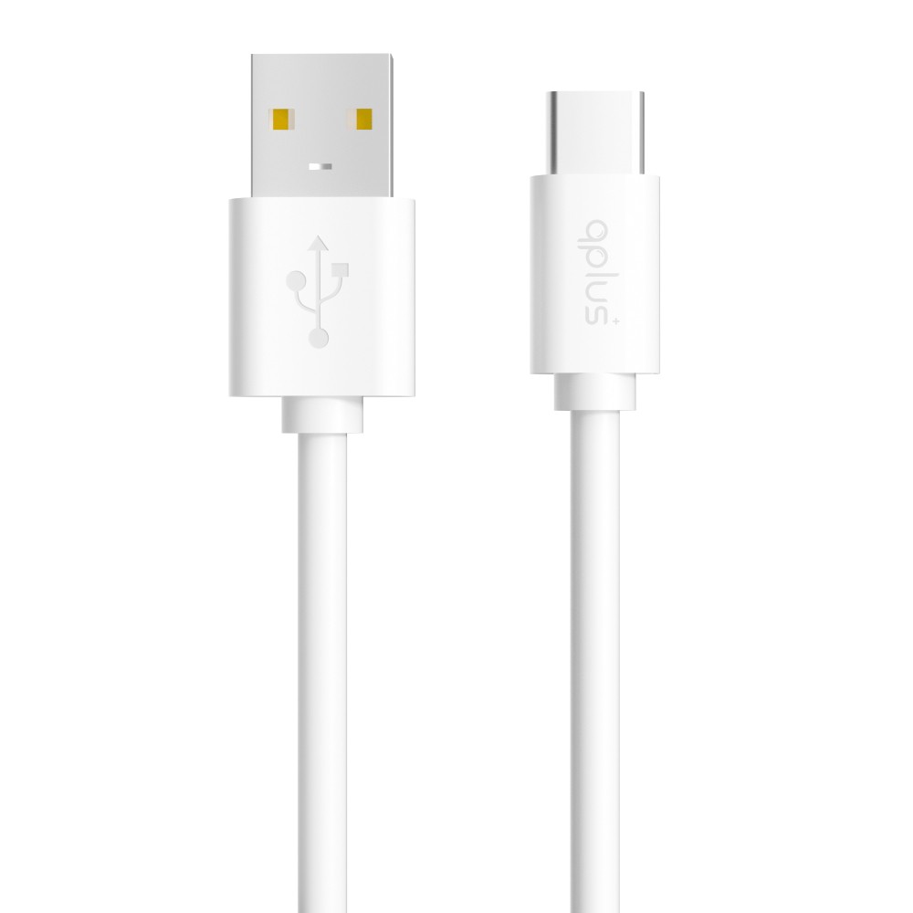 สายชาร์จ QPLUS USB-A to USB-C Cable 60W 1M. White (T1)
